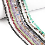 3mm Cube Beads Natural Gemstone for Jewelry Making
