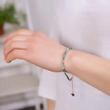 3mm Natural Turquoise Kyanite Cordierite Morganite Multiaspect Bracelet Anklet