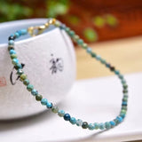3mm Natural Turquoise Kyanite Cordierite Morganite Multiaspect Bracelet Anklet
