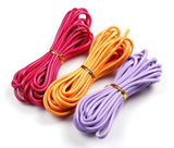 3mm Polyester Waxed Thread Cotton Cord Mixed Colors 30YDS