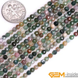 3mm Round Faceted Stone Beads for Jewelry Making Strand 15 inch