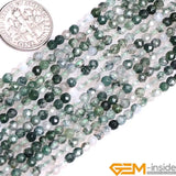 3mm Round Faceted Stone Beads for Jewelry Making Strand 15 inch