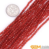 3mm Round Faceted Stone Beads for Jewelry Making Strand 15 inch