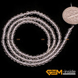 3mm Round Faceted Stone Beads for Jewelry Making Strand 15 inch