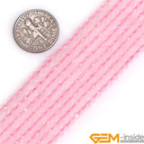3mm Round Faceted Stone Beads for Jewelry Making Strand 15 inch