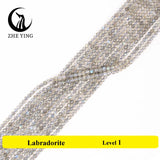 3mm Labradorite Faceted Beads for DIY Bracelets - 15''
