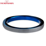 3mm Tungsten Wedding Band Engagement Rings For Women