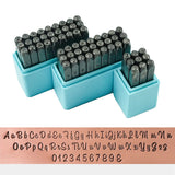 3mm Uppercase Jewelry Stamping Tools Set with Letters Numbers Hand Tool