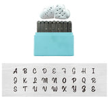 3mm Uppercase Jewelry Stamping Tools Set with Letters Numbers Hand Tool