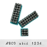 3mm Uppercase Jewelry Stamping Tools Set with Letters Numbers Hand Tool