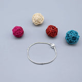 3mm Sterling Silver Mary Poppins Charms for DIY Bracelet Jewelry