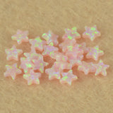 3mm Star Shape Small Loose Opal Stone Mix Colors Created Opal for Body Jewelry