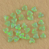 3mm Tiny Opal Heart Shape Tooth Decoration
