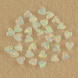 3mm Tiny Opal Heart Shape Tooth Decoration