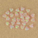 3mm Tiny Opal Heart Shape Tooth Decoration