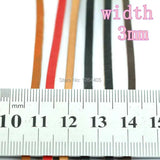 10m 3mm Wide Leather Bracelets Rope Cord