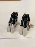 MIXORDER Promotion Handgun Pistol Cylinder Cufflinks