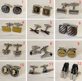 MIXORDER Promotion Handgun Pistol Cylinder Cufflinks