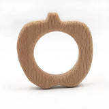 Wooden Bead Fruit Teether Toy Airplane Pendant Set