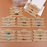 Natural Gravel Bracelets Irregular Quartz Woven Friendship Bracelet