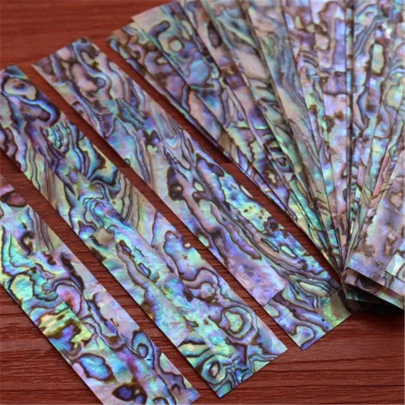 3pcs 12X2cm Strip Natural Abalone Shell DIY Accessories