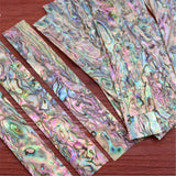 3pcs 12X2cm Strip Natural Abalone Shell DIY Accessories
