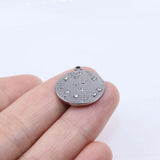 3pcs 18mm Stainless Steel 18K Beauty Star Charms Pendant DIY Necklace