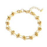 316L Stainless Steel Plated Charm Circles Bracelets For Women Girls