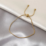 316L Stainless Steel Bead Bracelet for Women Girls Wedding