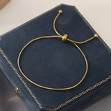 316L Stainless Steel Bead Bracelet for Women Girls Wedding