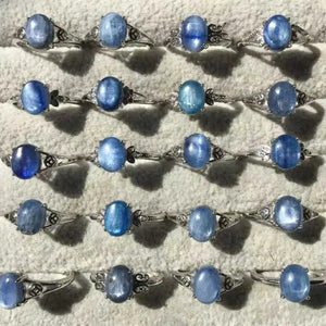 Natural Kyanite Adjustable Copper Ring (Randomly Sent)
