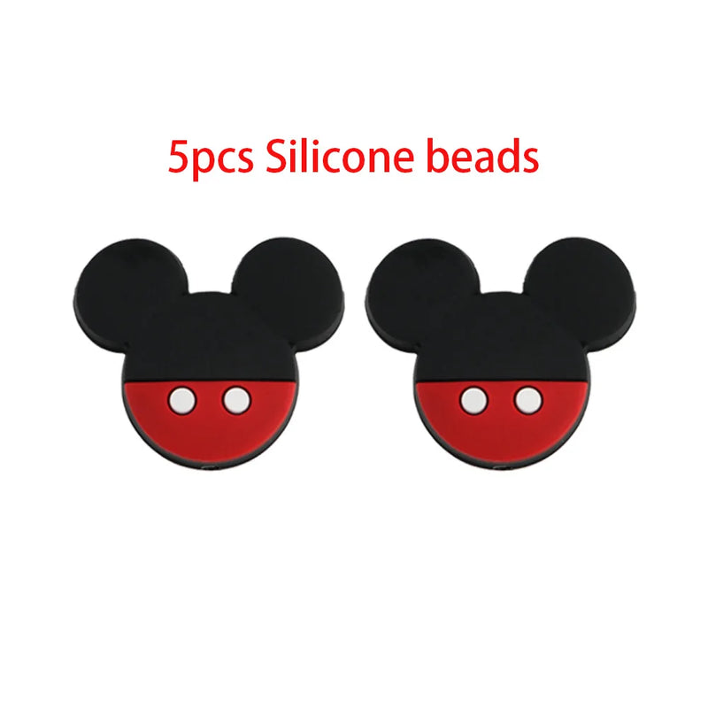 Animal Silicone Beads DIY Jewelry Making Baby Pacifier Clip Food