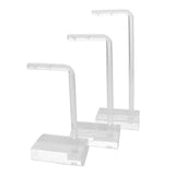 3pcs Acrylic Earring Holder Jewelry Organizer