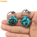 3pcs African Turquoisee Pendants for Women Necklace Making