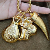 3pcs Animal Pendant with Chain Elephant Crocodile Dolphin Charms Pendant