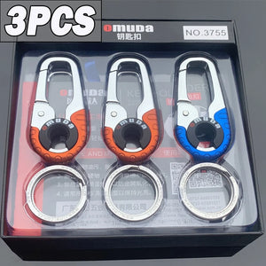 3pcs Car Keychain Creative Key Holder Keyring Men Key Chain
