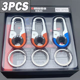 3pcs Car Keychain Creative Key Holder Keyring Men Key Chain
