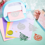 3pcs Christmas Text Trees Embossing Template Mould Metal Die Cuts