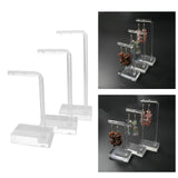 3pcs Acrylic Jewellry Display Stand Earrings Necklace Holder
