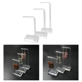 3pcs Acrylic Jewellry Display Stand Earrings Necklace Holder