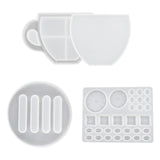 3pcs Coffee Lemon Silicone Mold Epoxy Resin Casting Molds