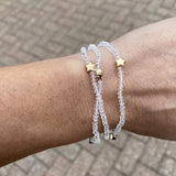 Colorful Beads Gold-color Star Bracelet Set