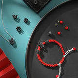 3pcs Copper Zircon CZ Beads for DIY Bracelet Necklace