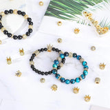 3pcs Copper Zircon CZ Beads for DIY Bracelet Necklace