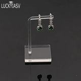 3pcs Clear Acrylic Earring Display Stand Jewelry Showcase Organizer Holder