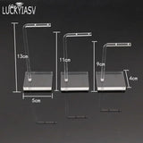 3pcs Clear Acrylic Earring Display Stand Jewelry Showcase Organizer Holder
