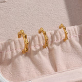3pcs Stainless Steel Women's Ear Cuffs Clip-On Earrings Set