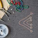 3pcs DIY Extender Chains Bracelets Making Chains Jewelry DIY Chains Material