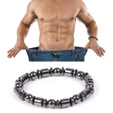 3pcs Hematite Magnetic Bracelet Weight Loss Therapy Anxiety Relief