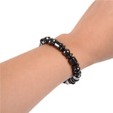 3pcs Hematite Magnetic Bracelet Weight Loss Therapy Anxiety Relief